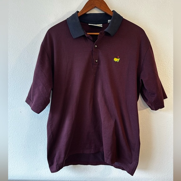 Masters Other - Masters Maroon and Navy Blue Golf Polo Size Large
